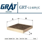 GRAT Polen Filtresi (Karbonlu) – 11409C / OEM 7701048749
