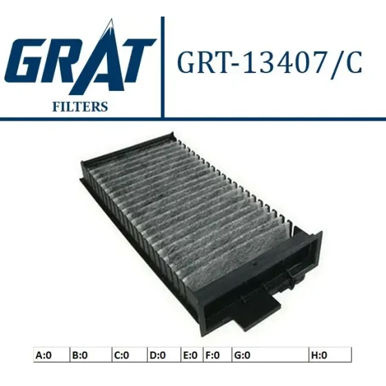GRAT Polen Filtresi (Karbonlu) – 13407C / OEM 6447HV ürün görseli