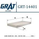 GRAT Polen Filtresi (Karbonlu) – 14401C / OEM 1808617
