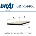 GRAT Polen Filtresi (Karbonlu) – 14406C / OEM 13271407