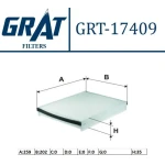 GRAT Polen Filtresi (Karbonlu) – 17409C / OEM AV6N19G244AA