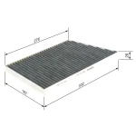 Bosch Polen Filtresi (Karbonlu) – 1987432370 / OEM A2038300918