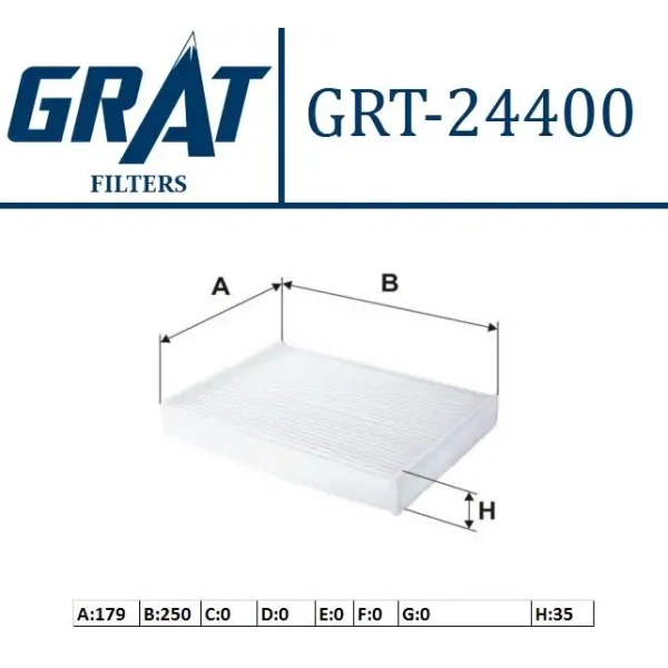 GRAT Polen Filtresi (Karbonlu) – 24400C / OEM 272775081R