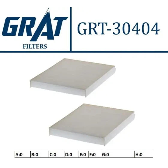 GRAT Polen Filtresi (Karbonlu) – 30404C / OEM 64119163329 ürün görseli