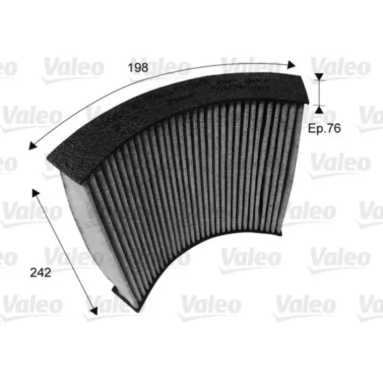 Valeo Polen Filtresi (Karbonlu) – 715719 / OEM 64119237555 ürün görseli