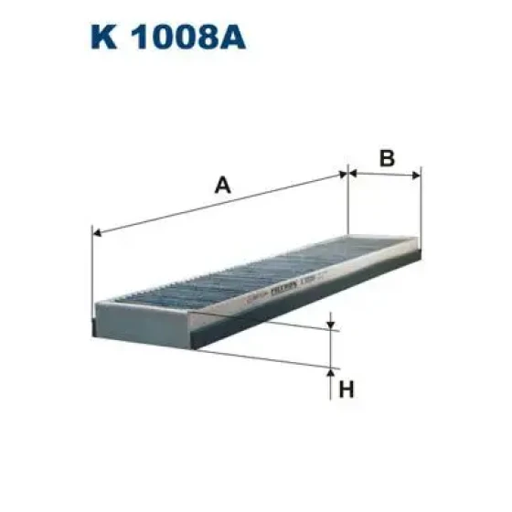 Filtron Polen Filtresi (Karbonlu) – K1008A ürün görseli