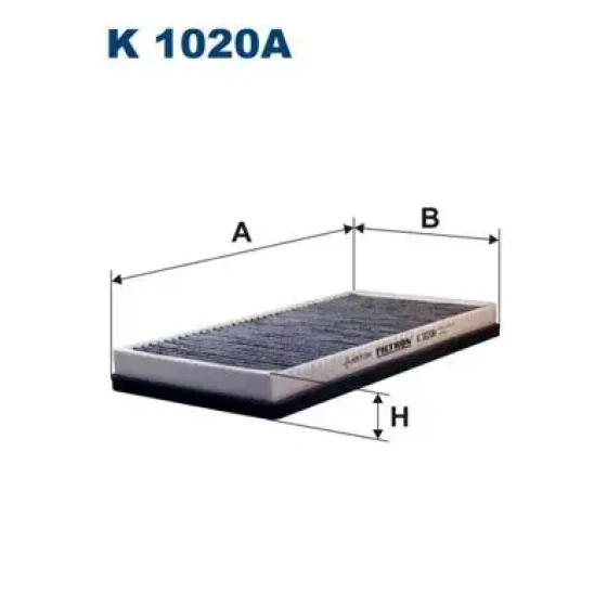 Filtron Polen Filtresi (Karbonlu) – K1020A ürün görseli