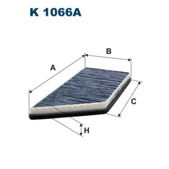 Filtron Polen Filtresi (Karbonlu) – K1066A / OEM 002436 ürün görseli
