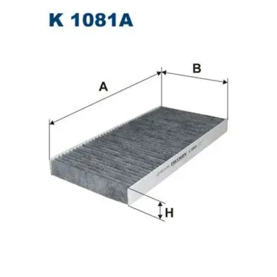 Filtron Polen Filtresi (Karbonlu) – K1081A ürün görseli
