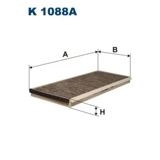 Filtron Polen Filtresi (Karbonlu) – K1088A / OEM A9018300418 ürün görseli