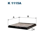 Filtron Polen Filtresi (Karbonlu) – K1115A / OEM 30883952