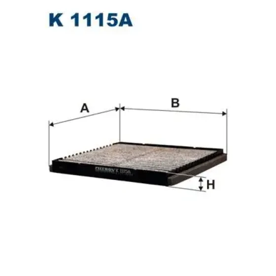 Filtron Polen Filtresi (Karbonlu) – K1115A / OEM 30883952 ürün görseli