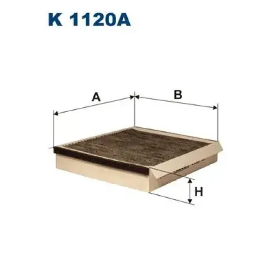 Filtron Polen Filtresi (Karbonlu) – K1120A / OEM A1638350147 ürün görseli