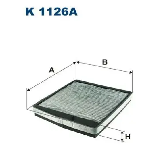 Filtron Polen Filtresi (Karbonlu) – K1126A / OEM 30676413 ürün görseli