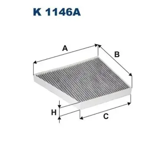 Filtron Polen Filtresi (Karbonlu) – K1146A ürün görseli