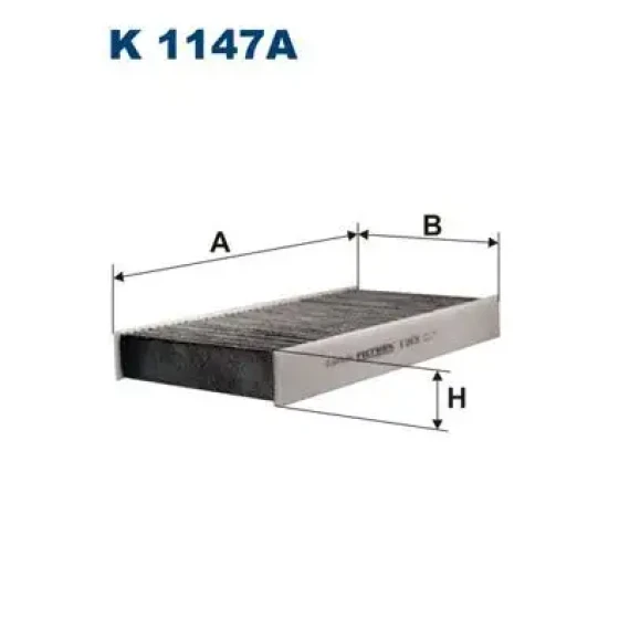 Filtron Polen Filtresi (Karbonlu) – K1147A ürün görseli
