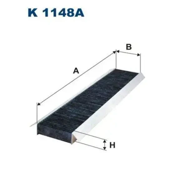 Filtron Polen Filtresi (Karbonlu) – K1148A ürün görseli