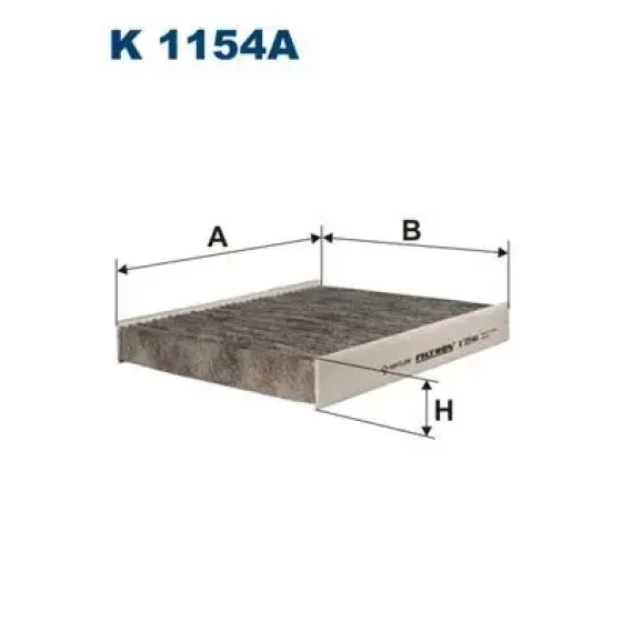 Filtron Polen Filtresi (Karbonlu) – K1154A ürün görseli