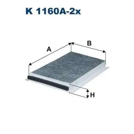 Filtron Polen Filtresi (Karbonlu) – K1160A-2X ürün görseli