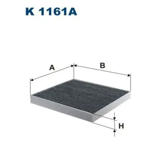 Filtron Polen Filtresi (Karbonlu) – K1161A / OEM GJ6A61P119B ürün görseli