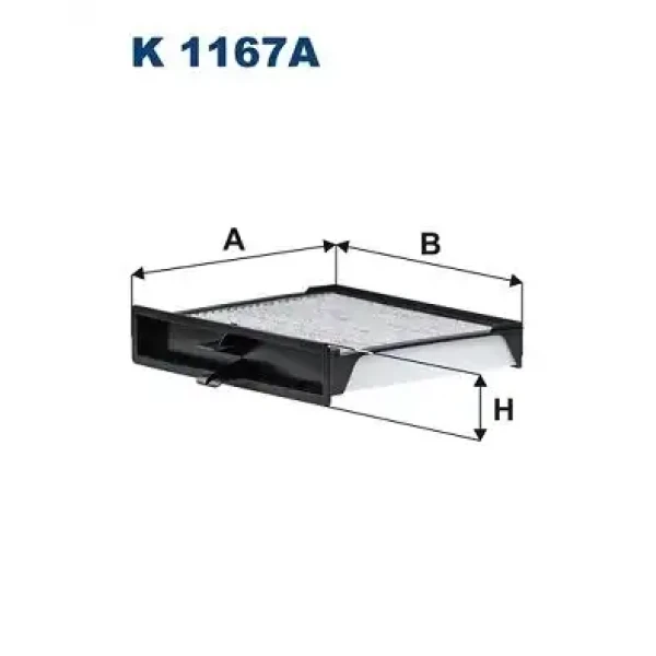 Filtron Polen Filtresi (Karbonlu) – K1167A / OEM 8671018402