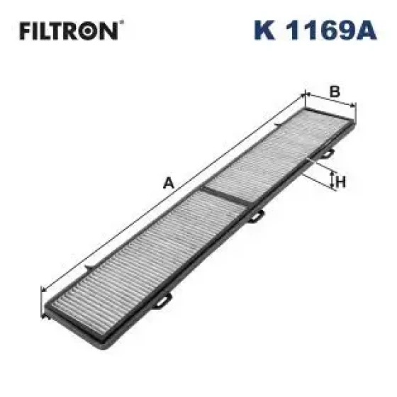 Filtron Polen Filtresi (Karbonlu) – K1169A ürün görseli