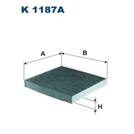 Filtron Polen Filtresi (Karbonlu) – K1187A ürün görseli