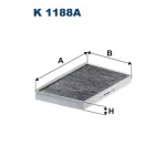 Filtron Polen Filtresi (Karbonlu) – K1188A / OEM A6398350347