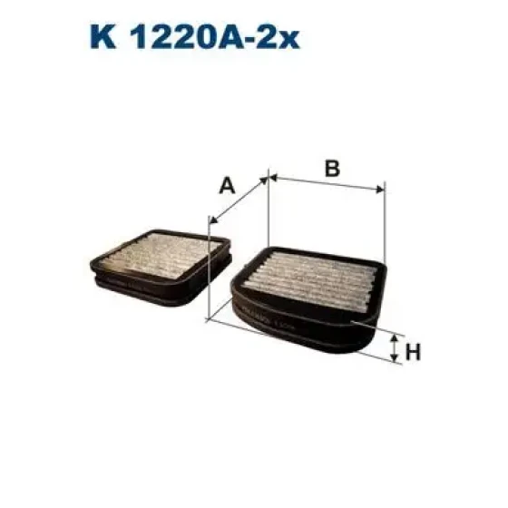 Filtron Polen Filtresi (Karbonlu) – K1220A-2X ürün görseli
