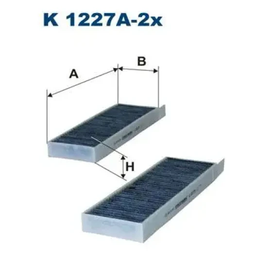 Filtron Polen Filtresi (Karbonlu) – K1227A-2X ürün görseli