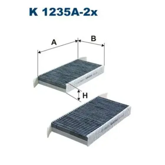 Filtron Polen Filtresi (Karbonlu) – K1235A-2X ürün görseli