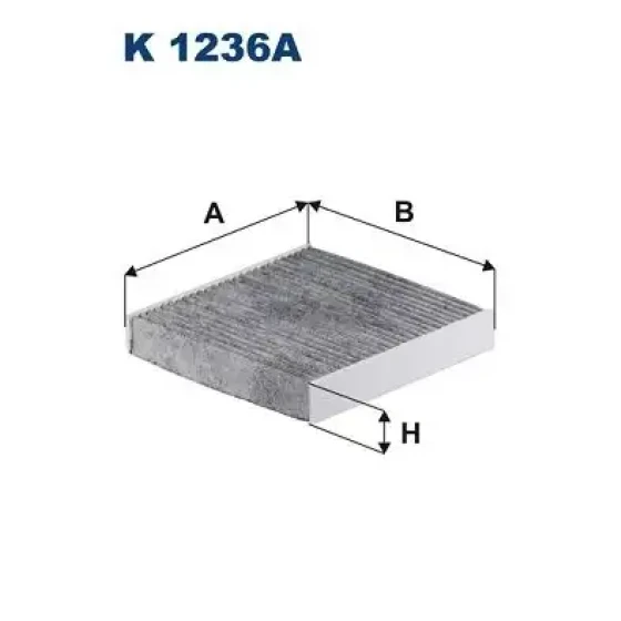 Filtron Polen Filtresi (Karbonlu) – K1236A / OEM 08975K2003100 ürün görseli