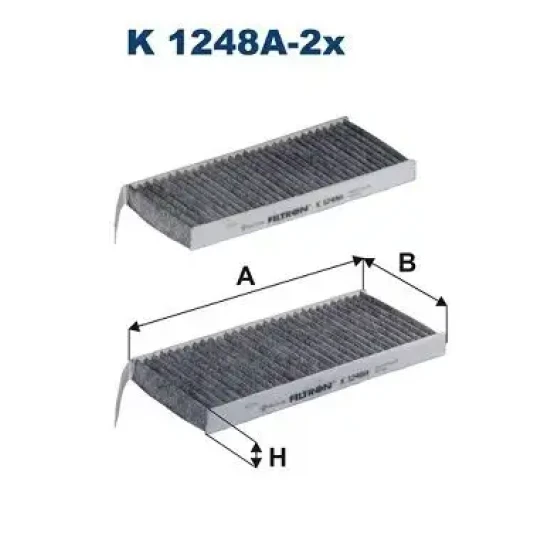 Filtron Polen Filtresi (Karbonlu) – K1248A-2X ürün görseli