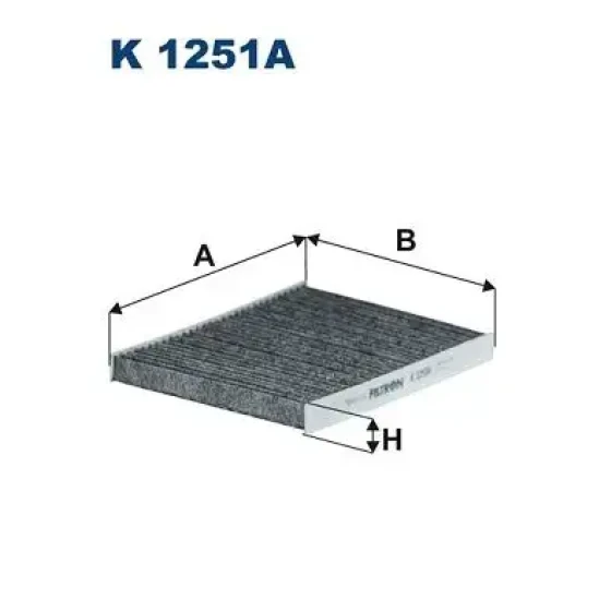 Filtron Polen Filtresi (Karbonlu) – K1251A ürün görseli