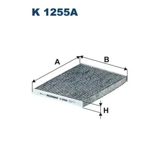 Filtron Polen Filtresi (Karbonlu) – K1255A / OEM 27277JD10A ürün görseli