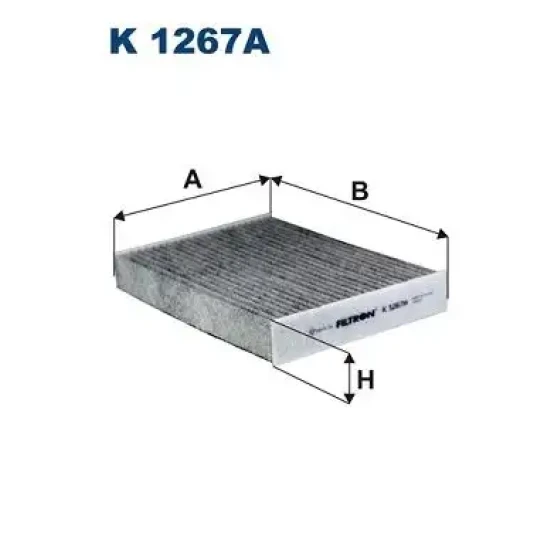 Filtron Polen Filtresi (Karbonlu) – K1267A ürün görseli