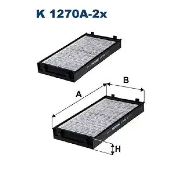 Filtron Polen Filtresi (Karbonlu) – K1270A-2X / OEM 64119248294