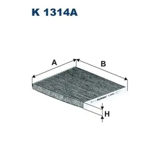 Filtron Polen Filtresi (Karbonlu) – K1314A ürün görseli