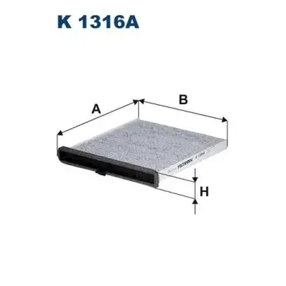 Filtron Polen Filtresi (Karbonlu) – K1316A / OEM KD4561J6X9A ürün görseli