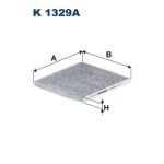 Filtron Polen Filtresi (Karbonlu) – K1329A / OEM 971334L000