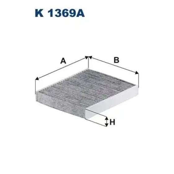 Filtron Polen Filtresi (Karbonlu) – K1369A / OEM 9585061M00000 ürün görseli