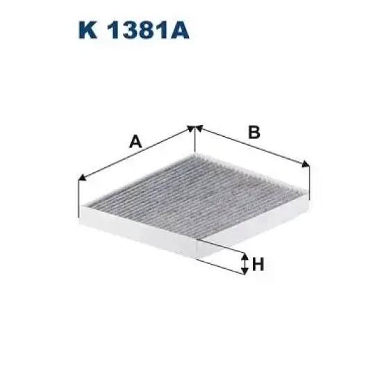 Filtron Polen Filtresi (Karbonlu) – K1381A / OEM 97133C5000 ürün görseli