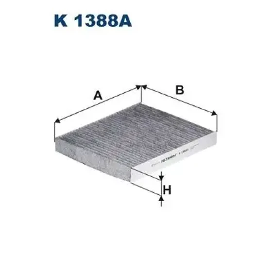 Filtron Polen Filtresi (Karbonlu) – K1388A / OEM 2Q0819669 ürün görseli