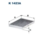 Filtron Polen Filtresi (Karbonlu) – K1423A / OEM 97133F2200