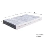 Mahle Polen Filtresi (Karbonlu) – LAK1377/S / OEM A2228300418