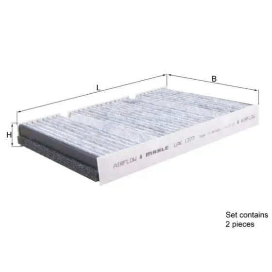 Mahle Polen Filtresi (Karbonlu) – LAK1377/S / OEM A2228300418 ürün görseli