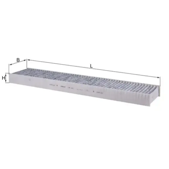 Mahle Polen Filtresi (Karbonlu) – LAK242 ürün görseli