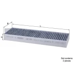 Mahle Polen Filtresi (Karbonlu) – LAK428/S