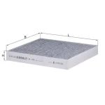 Mahle Polen Filtresi (Karbonlu) – LAK436