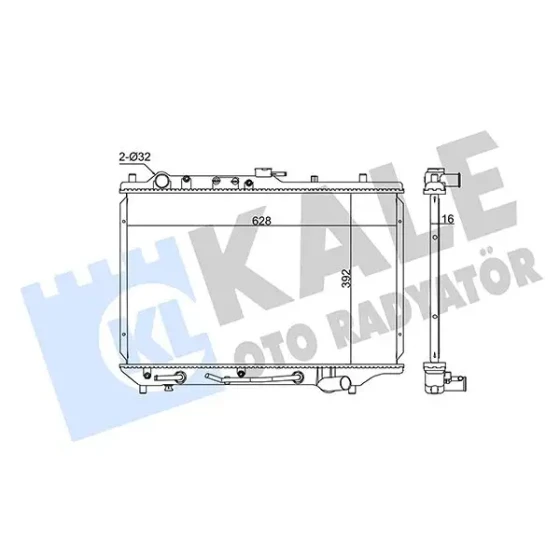 KALE Radyatör – 342005 / OEM B55715200C ürün görseli